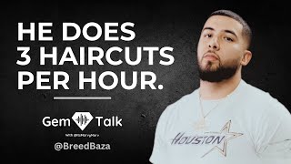 Doing 3 Cuts Per Hour Getting Booked Up amp More  A GEM Talk With BREEDBAZA [upl. by Joannes]