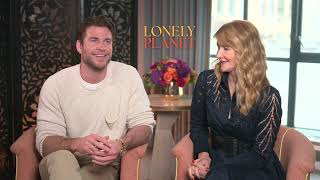 Lonely Planet Interview Laura Dern amp Liam Hemsworth Talk Relationships and Cloud Saves [upl. by Rayner925]