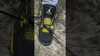 Jordan 4 Bar Laces Tutorial  If you love shoes watch this [upl. by Hessler41]