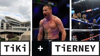 NFL revenue UFC 249 Tyson V Holyfield 3 and NCAA Basketball stats  Tiki and Tierney [upl. by Jessie]