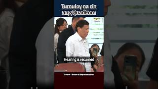 TUMOULOY NA RIN ANG QUADCOM QuadCom FPRRD EJK [upl. by Eittah]