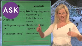 Spansk grammatikk pretérito indefinido og pretérito imperfecto  forskjellene [upl. by Laurella]