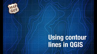 Using contour lines in QGIS [upl. by Stempson156]