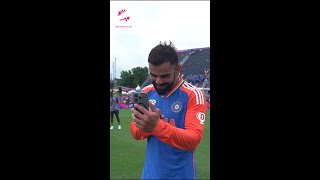 INDvSA Virat Kohli calls his loved ones after winning the T20 World Cup  T20WorldCupOnStar [upl. by Hamaso230]