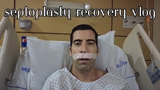 Septoplasty Turbinate Reduction Surgery Recovery Vlog Experience [upl. by Ebby]