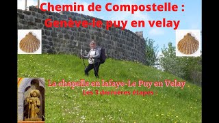 Compostelle Montarcher Le Puy en Velay [upl. by Siekram]