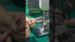 Temperature sensor welding pro spot welder for sale factory manufacturing powersupply sensor [upl. by Bronwen]