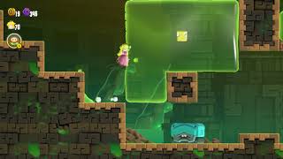 Super Mario Bros Wonder An Uncharted Area Wubba Ruins Secret Exit All Wonder Seeds Locations [upl. by Halyak]