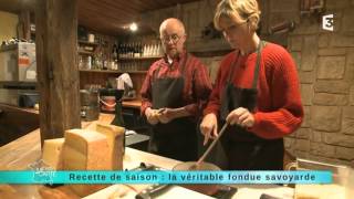 Recette de saison  la véritable fondue savoyarde [upl. by Egin]