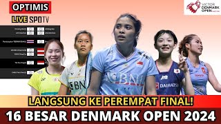 JADWAL DENMARK OPEN 2024 HARI INIJADWAL 16 BESAR DENMARK OPEN 2024 denmarkopen2024 [upl. by Warga]