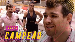 CÉZAR LIMA VENCE O BBB15 EM FINAL CONTRA AMANDA 💥  BIG BROTHER BRASIL 15 [upl. by Dody]