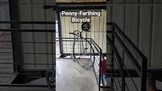 Pennyfarthing bicycle an early type of bicycle in the world [upl. by Euqinommod555]