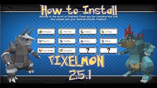 Minecraft Tutorial How to Install Forge  Pixelmon 257 [upl. by Katya836]