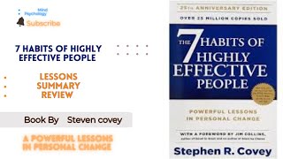 7 Habits Of Highly Effective People By Steven Covey  7 Habits Of Highly Effective People  7habits [upl. by Luapsemaj]