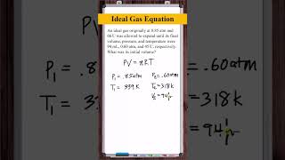 Ideal Gas Equation  Expansion [upl. by Hibbitts]