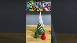 Giant endlessly swirling Christmas tree SUCCESSFULLY done with time lapse 🌲 [upl. by Tallou546]