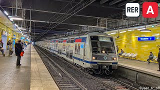 RER A Traction au démarrage 023🔥a bord dun MI2N ALTEO NoisyleGrand–Mont d’Est BrysurMarne [upl. by Akit]