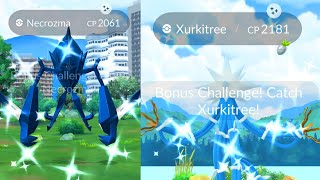 🤯Shiny necrozma amp shiny xurkitree caught in pokemon go [upl. by Justus]