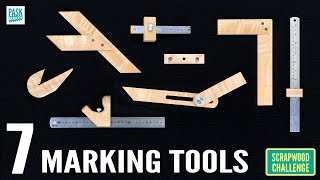 7 Homemade Marking Tools for Woodwork  Scrapwood Challenge ep27 [upl. by Tina]