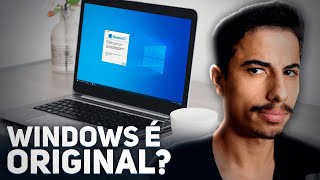 Como SABER SE O SEU WINDOWS é ORIGINAL [upl. by Mccord]