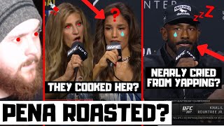 UFC 307 Press Conference Reaction The Roast Of Pena Khalil Yap Session GOAT Translator [upl. by Chun]