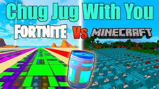 Leviathan  Chug Jug With You Fortnite vs Minecraft [upl. by Boni]