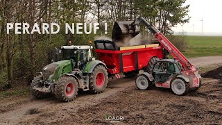 🤩 EPANDEUR PERARD NEUF sur FENDT 828 S4 dans la MARNE  💪 [upl. by Yllier]