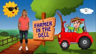 Farmer In The Dell  Fun Animated Kids Song [upl. by Llerut]