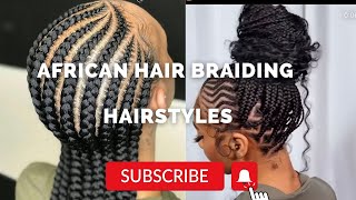 💯 2023 Cute African Hair Braiding Hairstyles For Women [upl. by Harry]