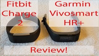 Fitbit Charge 2 vs Garmin Vivosmart HR review for runners [upl. by Odette]