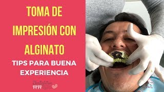 Toma de Impresión con Alginato  Moldes para Ortodoncia [upl. by Eetnod26]