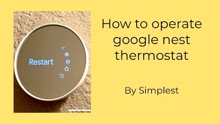 Google Home Nest Thermostat [upl. by Nash]