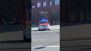 JUH NEF Rostock auf Einsatzfahrt paramedic paramedical [upl. by Nais]