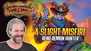 Hearthstone A Slight Misfire  Reno Demon Hunter [upl. by Forras]