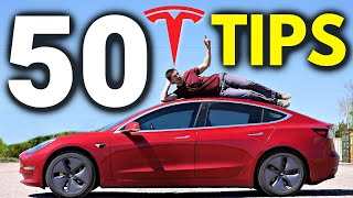 Top 50 Tesla Tips amp Tricks for Model 3Y [upl. by Attelrac]