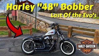 Tour Of My Harley 48 Bobber [upl. by Ellehsal316]