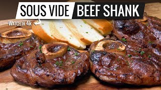 Sous Vide BEEF SHANK Perfection How to cook BEEF Shank [upl. by Gilbertson]