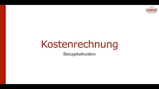 KORE Bezugskalkulation [upl. by Yorle881]