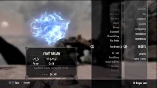 Skyrim  Frost Breath  Shout [upl. by Eon]