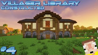 Building an Insane Villager Library  New Minecraft Series  Ep 4 [upl. by Yerac302]