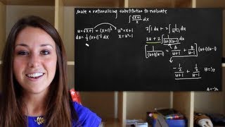 Partial fractions rationalizing substitution KristaKingMath [upl. by Kerman]