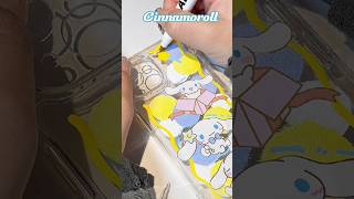 Make Cinnamoroll sticker phone case cinnamoroll phonecase stickers diycrafts diyphonecase [upl. by Ainomar]