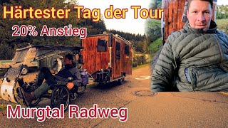 20 AnstiegMurgtal RadwegHerbstWinter Tour 6 [upl. by Alial]