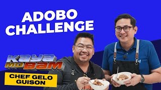 ADOBO CHALLENGE KayaMoBAM with Senator Bam Aquino amp Chef Gelo Guison [upl. by Hgielac]