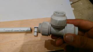 Part 3  INSTALLING JG SPEEDFIT PLUMBING PIPE FITTINGS [upl. by Kellina]