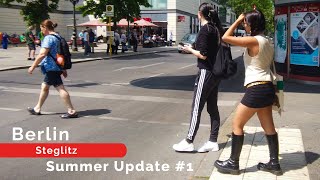 City Walk BERLIN  STEGLITZ  Schloßstraße  Summer Update 1 [upl. by Lipp]