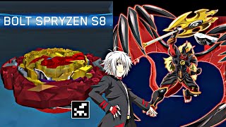 Bolt Spryzen Qr Code  Gameplay Beyblade Burst App [upl. by Leora991]