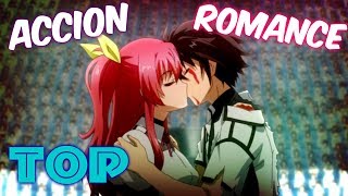 ⛔ TOP 8 Los MEJORES Animes de ACCION y ROMANCE 🧡 [upl. by Laleb]