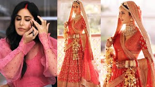 Katrina Kaifs most Expensive Makeover and Bridal Glam Look Inside of Katrina Kaif Bridal Makeup [upl. by Nomolos]