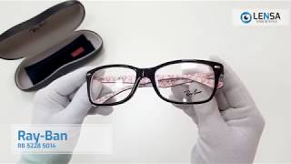 Unboxing rame ochelari de vedere unisex RAYBAN RX5228 5014 – LENSARO [upl. by Ahsitra]